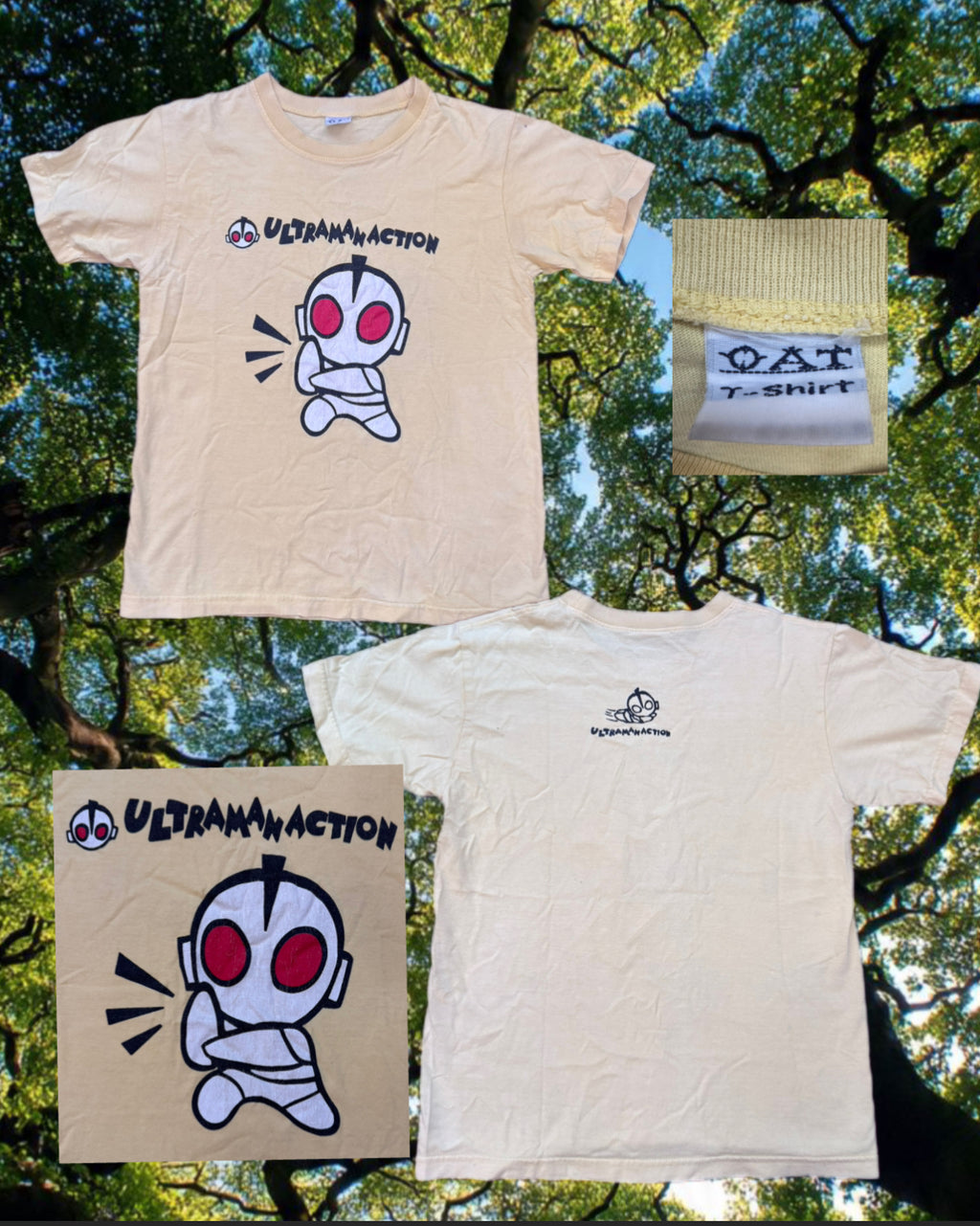 Vintage Ultraman Action T-Shirt—Retro Japanese Anime Tee